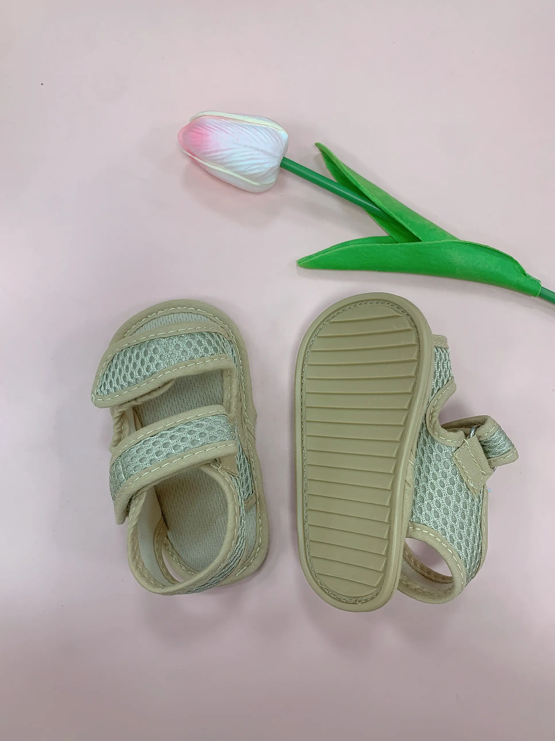 Summer Baby Sandal Baby Shoes Mesh Breathable Sandals Toddler Shoes Soft Sole Non-slip Walking Shoes