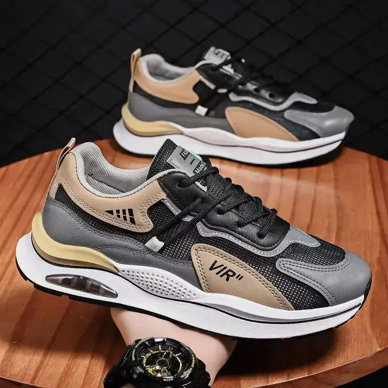 Men Chunky Sneakers Fashion Non-slip Luxury Brand Men's Sneakers  Designer Platform Casual Board Shoes Man's Vulcanize Shoes