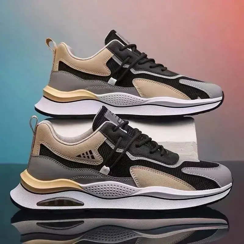 Men Chunky Sneakers Fashion Non-slip Luxury Brand Men's Sneakers  Designer Platform Casual Board Shoes Man's Vulcanize Shoes