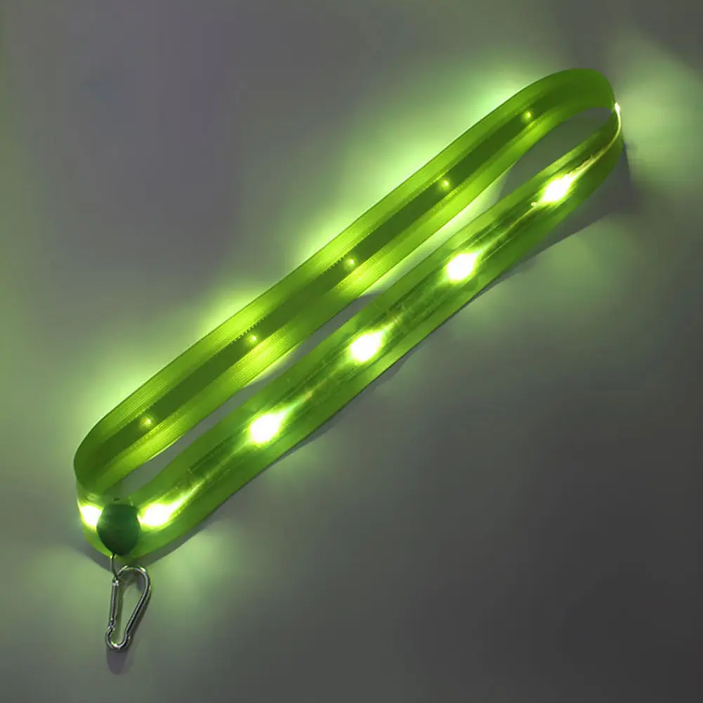 Illuminated Shoulder Straps Rechargeable LED Reflective Running Belt for Men Women Outdoor Hiking Jogging Walking Light Gear