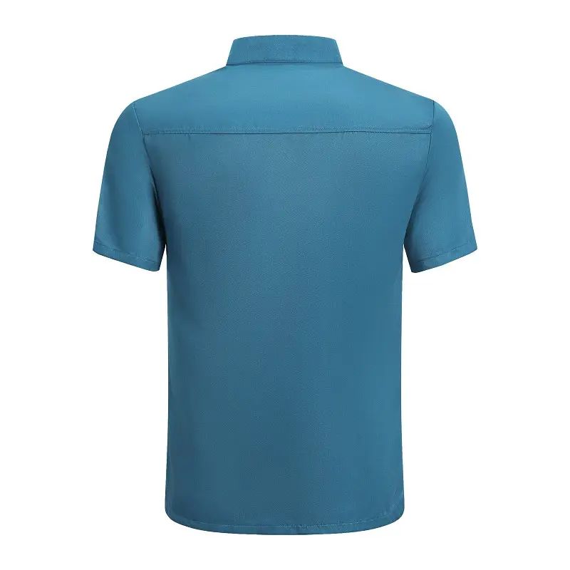 Chef Uniform Catering Waiter Shirt Summer  Restaurant Kitchen Cook Jacket Bakery Waiter Clothes for Back Breathable Mesh Design