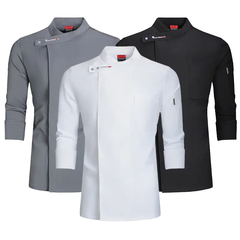 Food service Kitchen Cooking Costume Pizzaiolo Chef Uniform Restaurant Cook Jackets Bakery Cafe Waiter Waitress Working shirts