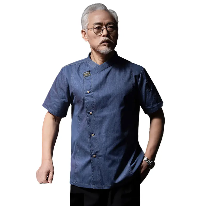 Chef's Uniforms Clothes for Cook Work Clothing Men Hotel Costume Bakery Uniform Cook Shirt for Male Chef Jacket Waiter Overalls