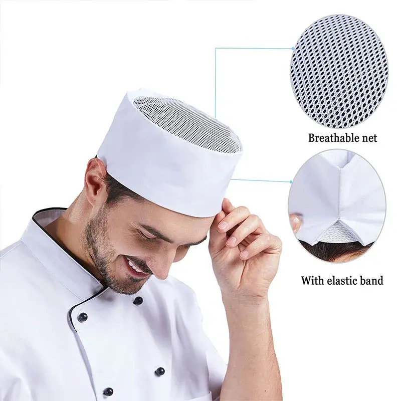 Food service Work Caps Men's Chef Hat Sushi Restaurant Waiter Chef Hat Cafe Bakery Cook Cap Japanese Korean Style Cuisine Hats