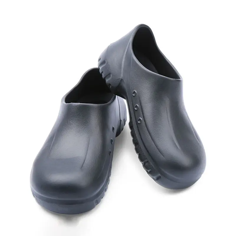 Hotel Kitchen Men Chef Shoes Super Anti-Slip Catering Kitchen Working Shoes Restaurant Cook Waterproof Wear-Resistant Slippers