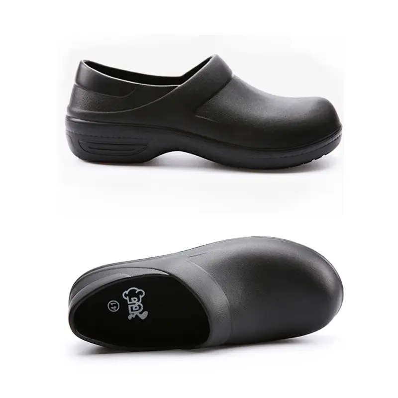 Men Slip On Resistant Oil-proof Kitchen Shoes Chef Multifunctional Restaurant Garden Waterproof Safety Work Medical Shoes