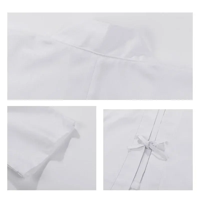Japanese Chef's Uniform Food Service Chef Jacket Men Cooking Shirt Work Tops Kitchen Costume Restaurant Work Clothes