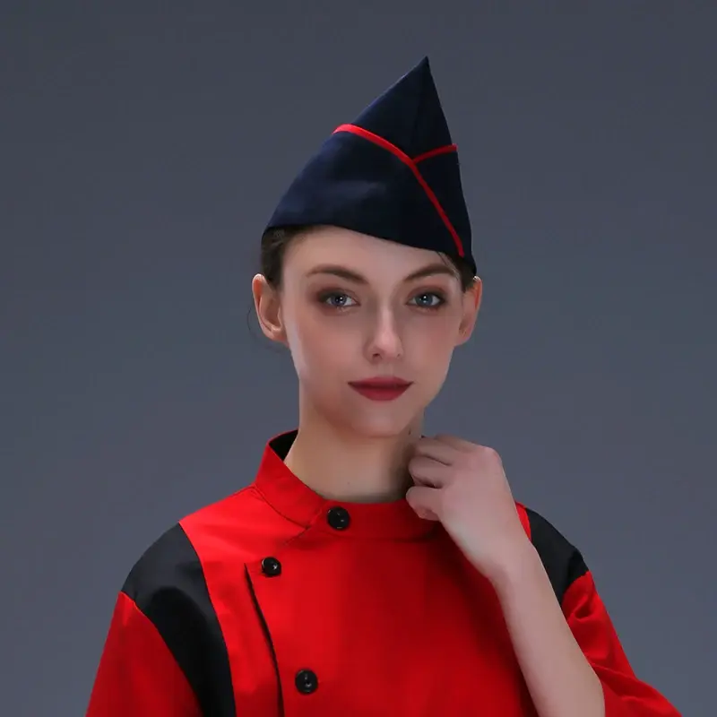 Sushi Restaurant Japanese Boat Cap Cuisine Chef Hat Hotel Kitchen Dust-Proof Cooking Cap Bakery Winehouse Waiter Work Hat