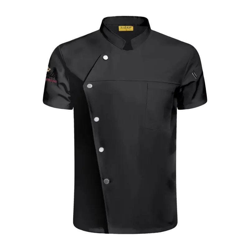 Chef Uniform Coat Men Women Kitchen Cook Jacket Restaurant Bakery Waiter Clothes