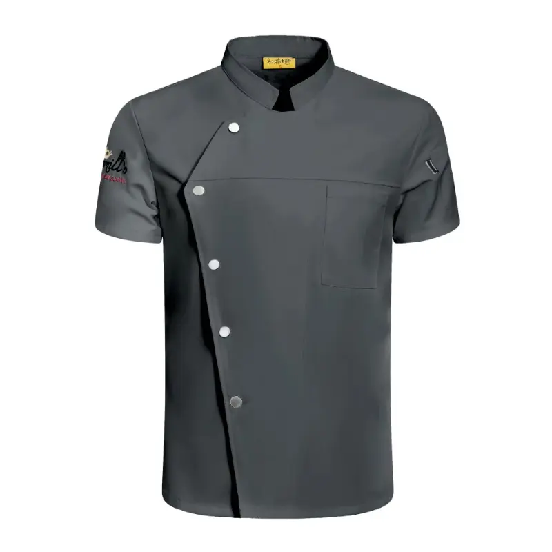 Chef Uniform Coat Men Women Kitchen Cook Jacket Restaurant Bakery Waiter Clothes