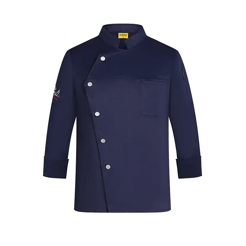 Chef Uniform Coat Men Women Kitchen Cook Jacket Restaurant Bakery Waiter Clothes