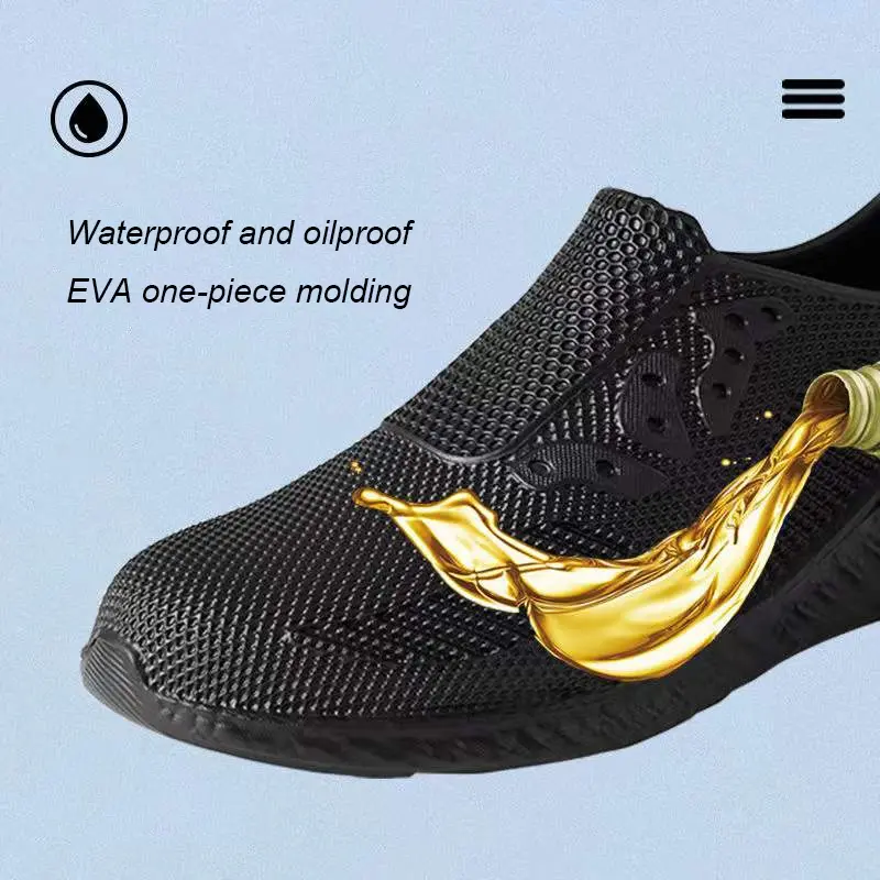 Professional Chef Clogs for Men Non Slip Oil Water Resistant Food Service Work Sneakers Comfort Casual Shoes