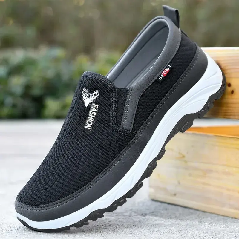 Men 2025 Boat Shoes Sports Shoes Breathable Orthopedic Travel Plimsolls Flat Slip On for Outdoor Activity Hiking Walking