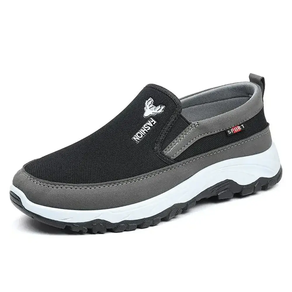 Men 2025 Boat Shoes Sports Shoes Breathable Orthopedic Travel Plimsolls Flat Slip On for Outdoor Activity Hiking Walking