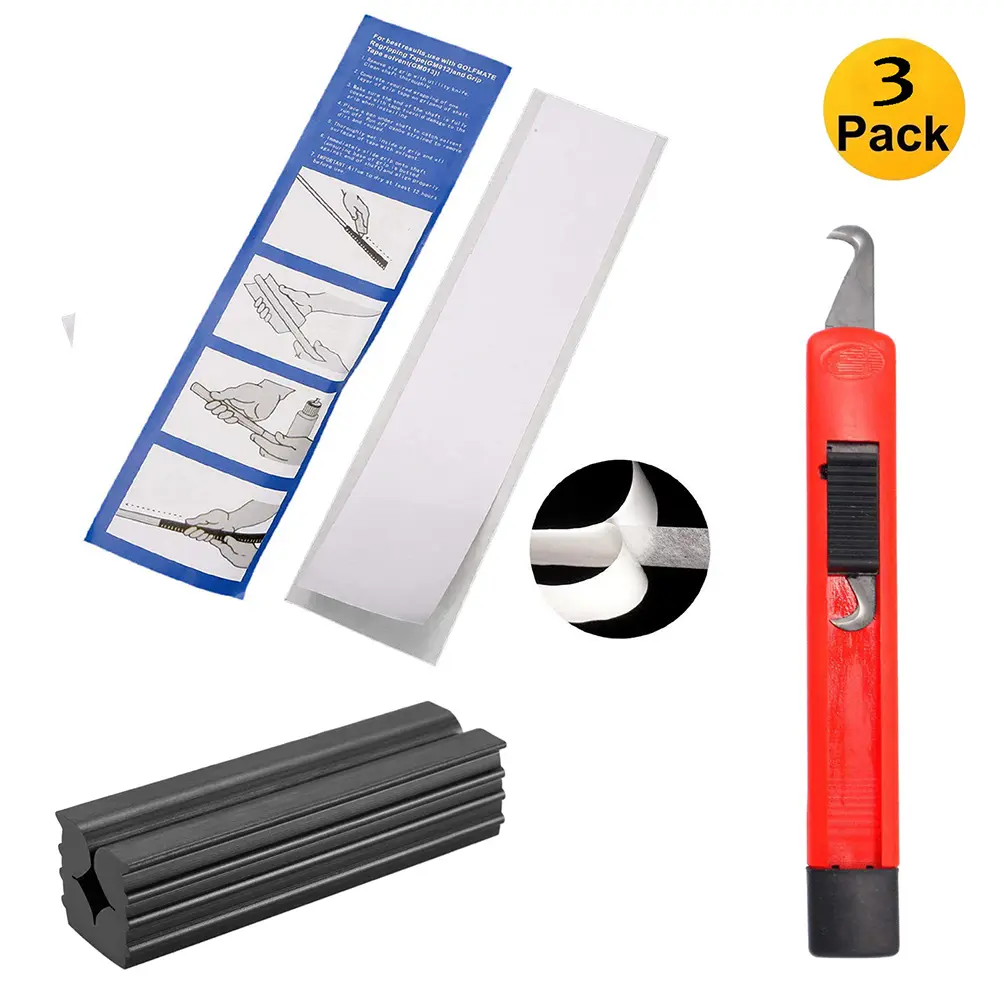 Golfs Grip Dismantling Assembly Set 13 Golf Grip Tape Strips Golf Club Grip Kit Hook Blade for Golf Club Regripping