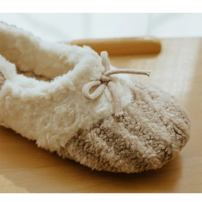 Women Slippers Boots Warm Plush Comfort Fleece Memory Foam House Indoor Bootie Shoes