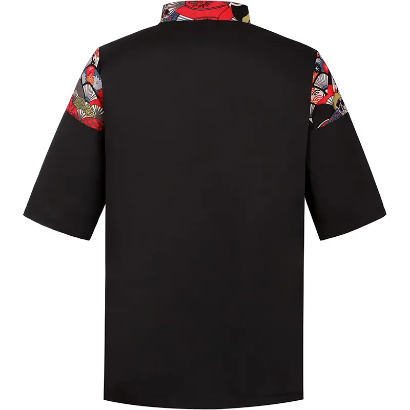 Sushi Uniform Jacket for Men Women Chef Coat Japanese Waiter Waitress Shirt