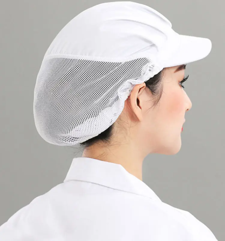 Food Factories Breathable Elastic Hat Bar Restaurant Kitchen Coffee shop Bakery Waiter Chef Work Hats Both Sexes Workshop Cap