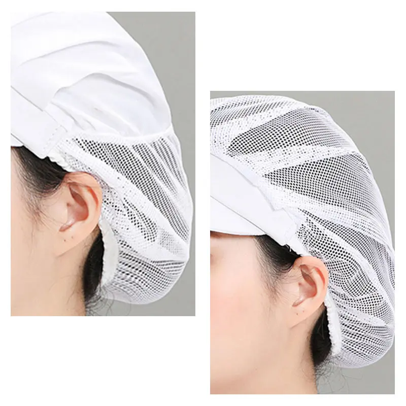 Food Factories Breathable Elastic Hat Bar Restaurant Kitchen Coffee shop Bakery Waiter Chef Work Hats Both Sexes Workshop Cap