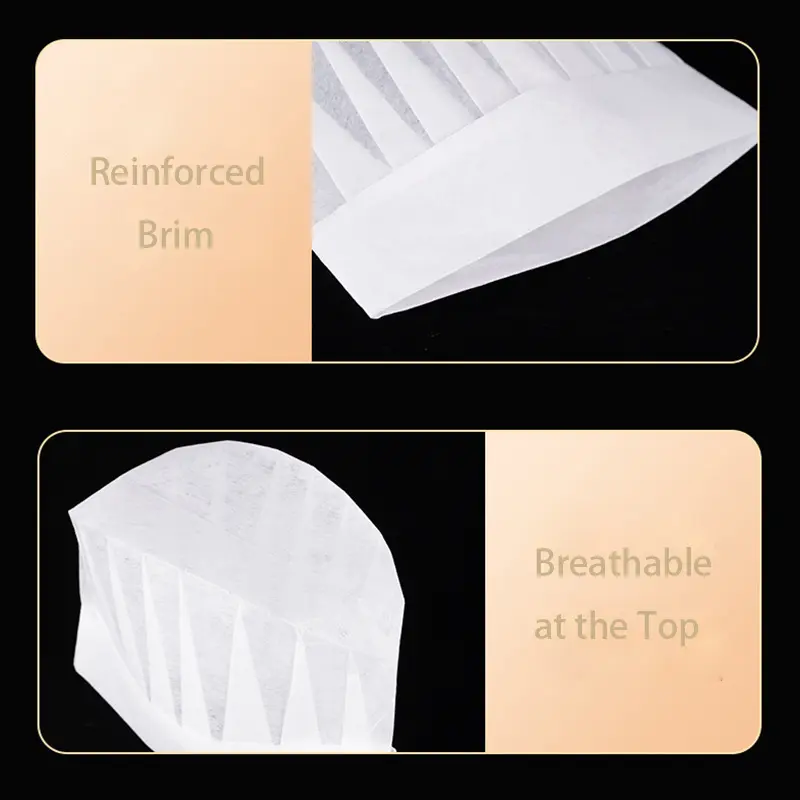5/10 PCS Children's Chef Caps Disposable Catering Boy Cooking Hat Hotel Restaurant Girl DIY Kitchen Hat Non-Woven Breathable