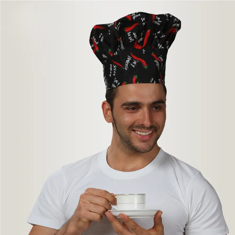 Wholesale new Unisex Fold Cap Chef Hat hat chef pant coat High Chef Waiter Hats Adult Restaurant hats Hotel Bakery Canteen chefs