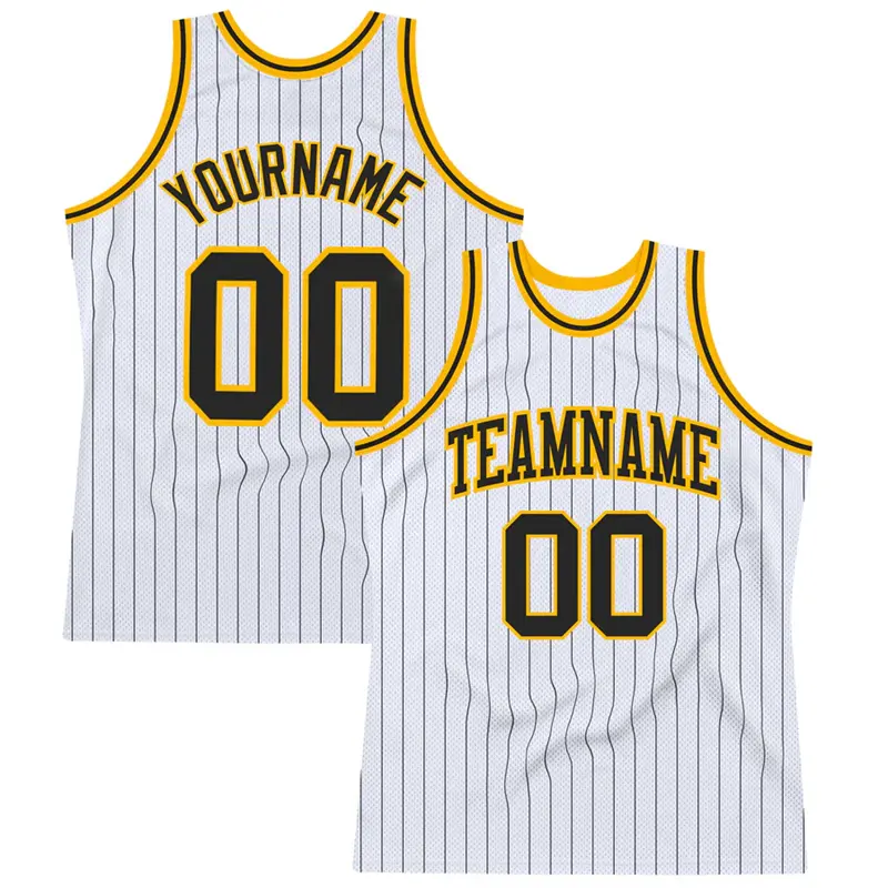 Fashion Pinstripe Graphic White Basketball Tank Top Summer Casual Custom Name 3D Printed Vest Men Women Customized Team Uniforms