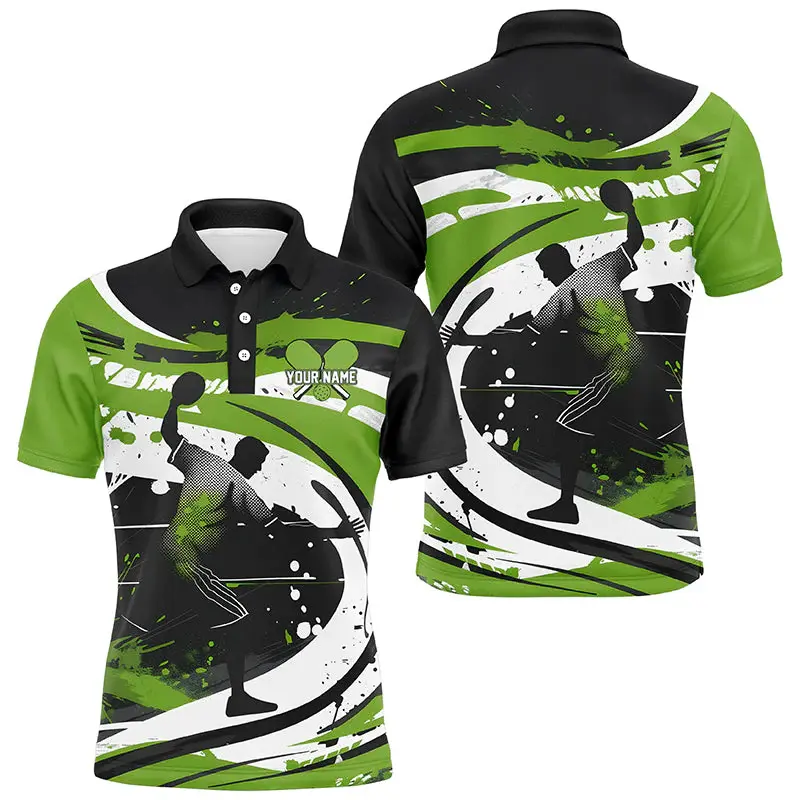 2025 New Pickleball Graphic Polo Shirts Summer Trend Short Sleeve 3D Printed Sports Polo Team Uniforms Loose Quick Dry T Shirts