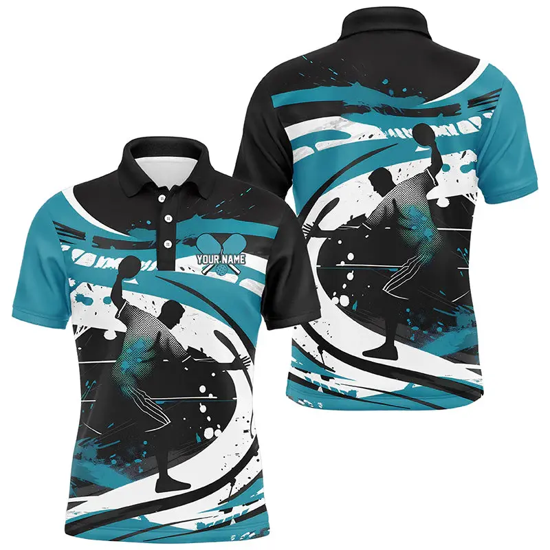 2025 New Pickleball Graphic Polo Shirts Summer Trend Short Sleeve 3D Printed Sports Polo Team Uniforms Loose Quick Dry T Shirts