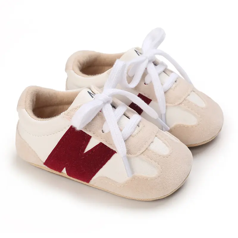 0-1 Year Old Baby Spring And Autumn High-Quality Non-Slip Sports Shoes, Stylish And Versatile Color-Blocked Toddler Shoes.