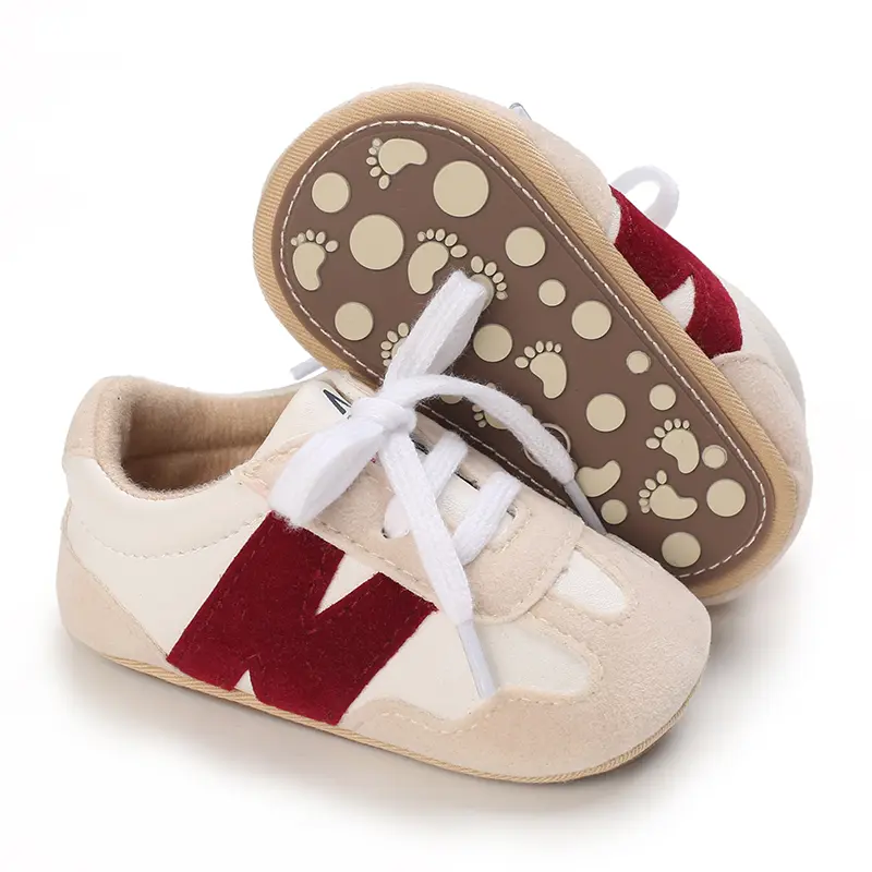 0-1 Year Old Baby Spring And Autumn High-Quality Non-Slip Sports Shoes, Stylish And Versatile Color-Blocked Toddler Shoes.