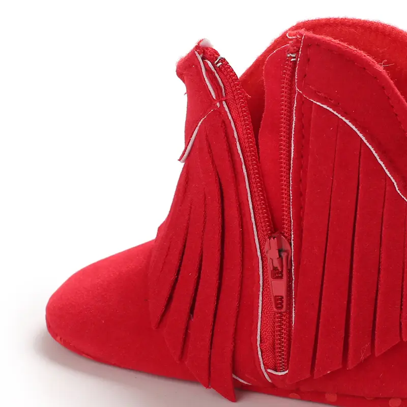 Fashion 0-1 Year Old Baby Shoes With Tassel Decoration Baby Boots For Girls Baby Walking Shoes Baby Shoes