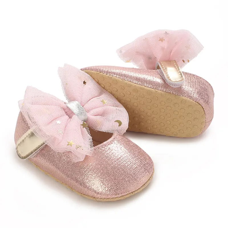 Girls Solid Color Ballet Shoes, Non-slip Soft-soled Dance Shoes, Sequins For All Seasons
