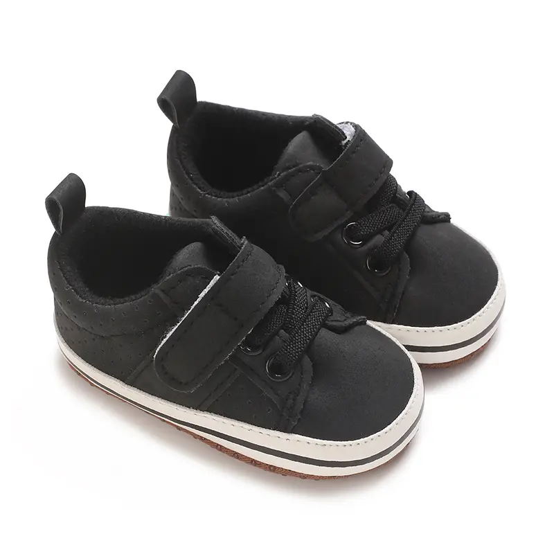 Baby Boys Girls Shoes High-Top Rubber Sole Sneakers Infant First Walking Toddler Crib Shoes Newborn Loafers Flats. 82 reviews 5