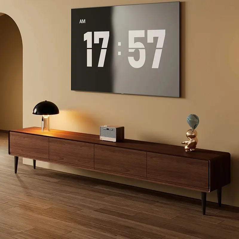 Solid Wood Nordic Tv Stand Universal Modern Drawers Minimalist Floor Tv Stand Living Room Mueble Para Televisor Furniture Home