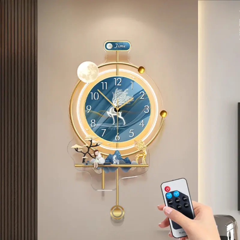 Aesthetics Luxury Design Wall Clock Nordic Home Art Bedroom Kawaii Wall Clock Living Room Orologio Da Parete House Decorations