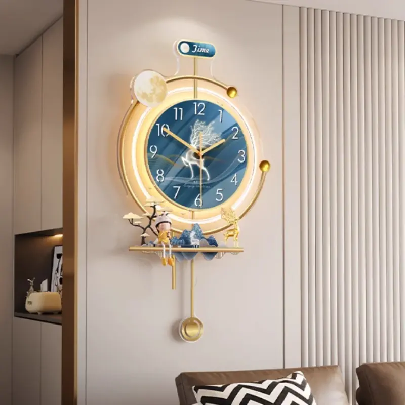 Aesthetics Luxury Design Wall Clock Nordic Home Art Bedroom Kawaii Wall Clock Living Room Orologio Da Parete House Decorations