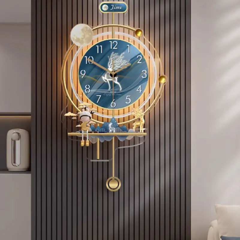Aesthetics Luxury Design Wall Clock Nordic Home Art Bedroom Kawaii Wall Clock Living Room Orologio Da Parete House Decorations