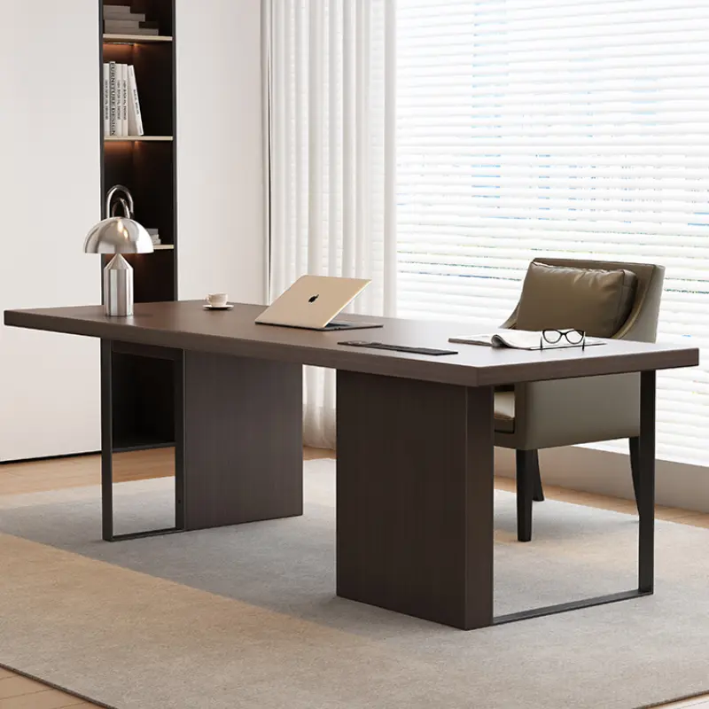 Wide Organizer Study Computer Desks Standing Home Office Executive Wooden Table Study Reading Mesas De Computador Furniture