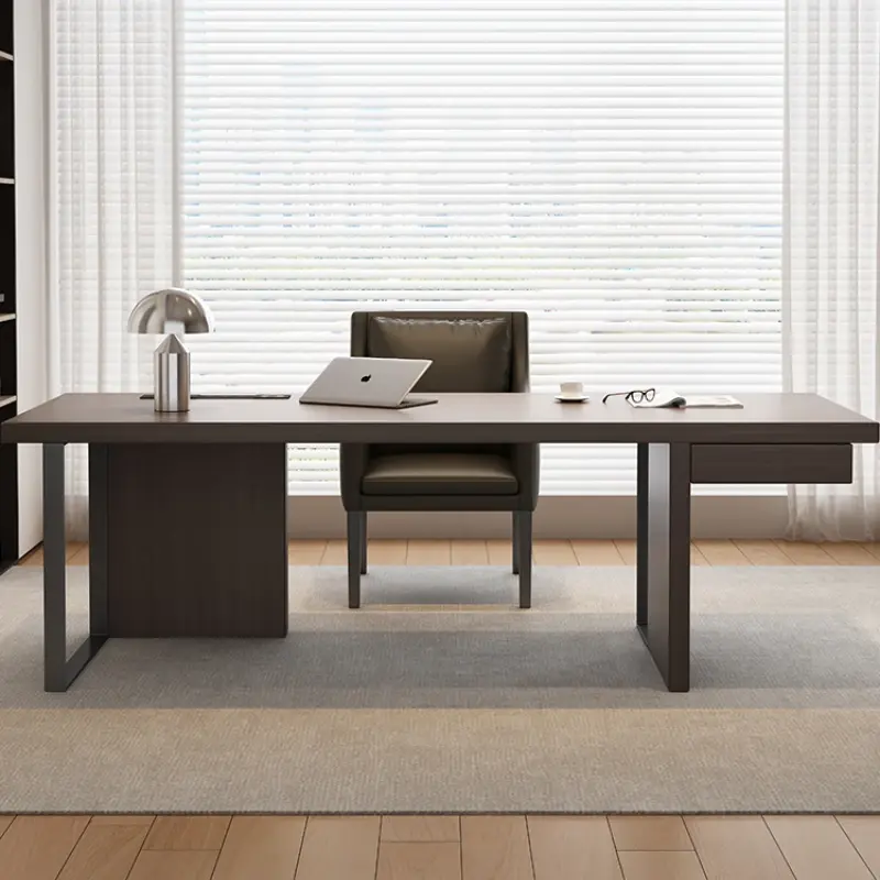 Wide Organizer Study Computer Desks Standing Home Office Executive Wooden Table Study Reading Mesas De Computador Furniture