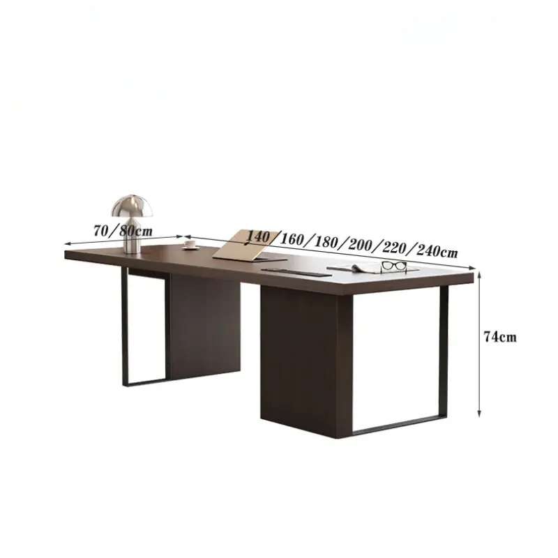 Wide Organizer Study Computer Desks Standing Home Office Executive Wooden Table Study Reading Mesas De Computador Furniture