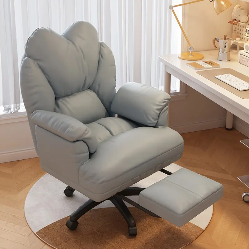 Pillow Arm Pad Office Chair Computer Tall Fancy Ergonomic Comfy Office Chair Rolling Modern Cute Chaise De Bureaux Furniture
