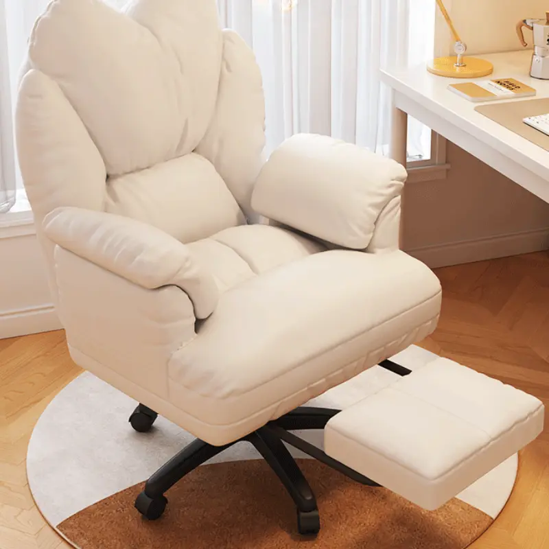 Pillow Arm Pad Office Chair Computer Tall Fancy Ergonomic Comfy Office Chair Rolling Modern Cute Chaise De Bureaux Furniture