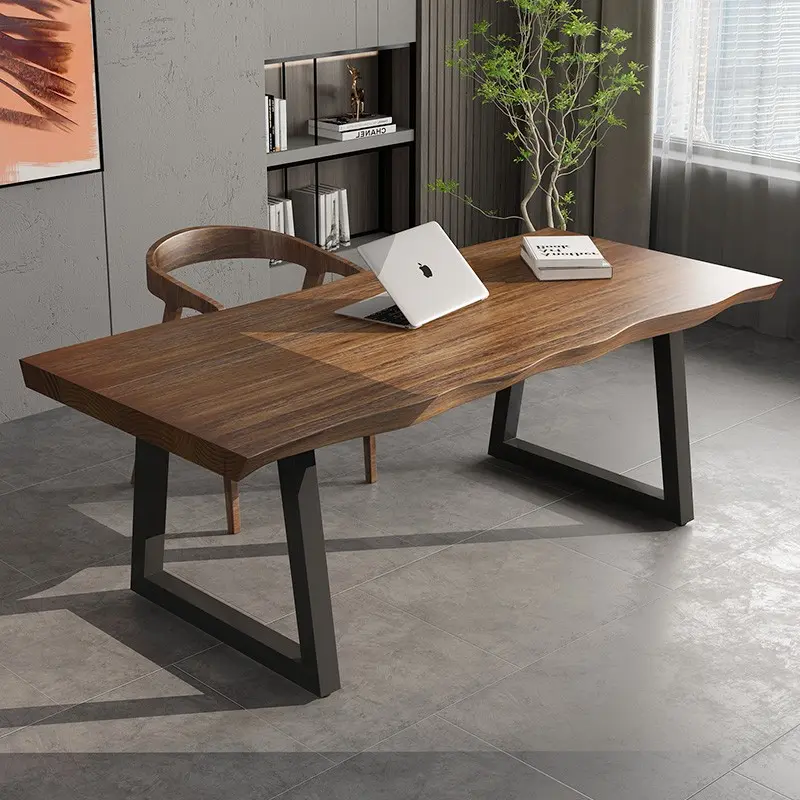 Designer Modern Home Office Desks Big Asthetic Wooden Large Writing Computer Desks Standing Study Scrivania Office Furniture