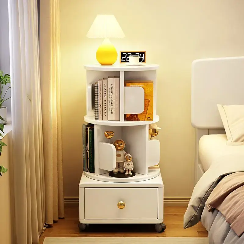 Organizer Modern Nightstands Wooden Nordic Teen Narrow Bedside Tables Storage Cool Mesita De Noche Dormitorio Designer Furniture