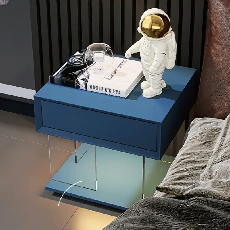 Nordic Modern Nightstand Storage Aesthetic Trendy Luxury Cabinet Bedroom Kawaii Mesitas De Noche Para El Dormitorio Furniture
