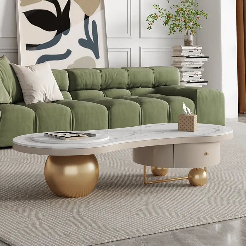 Hardcover Design Coffee Tables Luxury Modern Living Room Coffee Table Italian Floor Mesas De Centro Para Sala Home Furniture