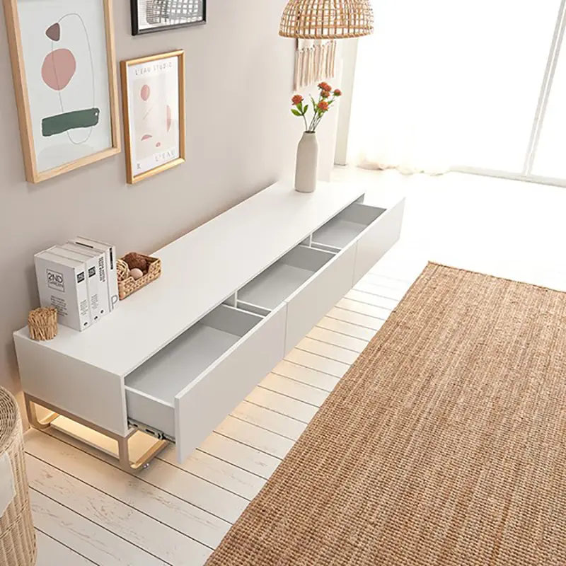 White Design Modern Tv Stand Universal Luxury Storage Showcase Floor Tv Stands Living Room Soporte Para Televisor Home Furniture