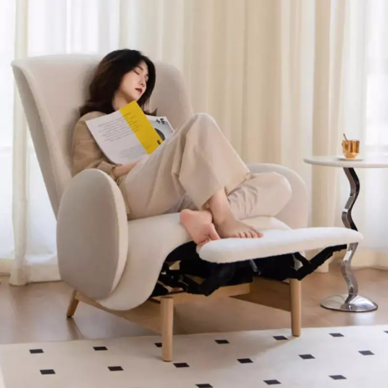 Minimalist Lounge Living Room Chairs Recliner Modern Relaxing Comfortable Chair Hotel Balcony Muebles De Sala Home Decorations