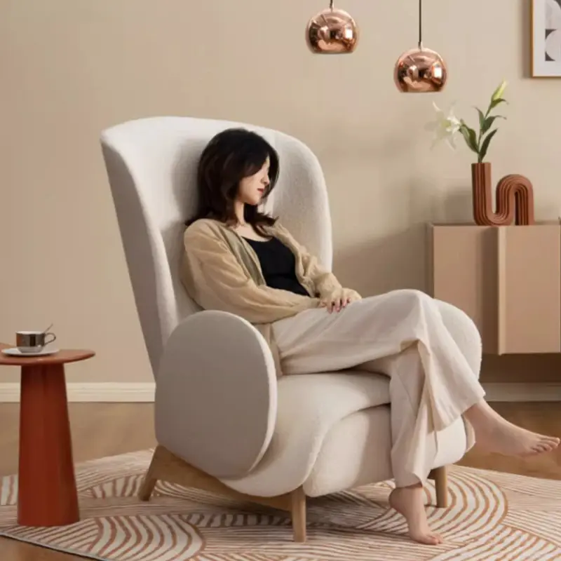 Minimalist Lounge Living Room Chairs Recliner Modern Relaxing Comfortable Chair Hotel Balcony Muebles De Sala Home Decorations