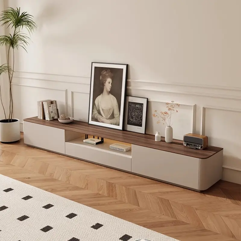 Living Room Wooden Tv Stand Modern Drawers Design Universal Home Tv Console Cabinet Nordic Floor Meuble De Television Furniture